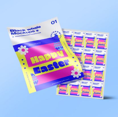 正度八开不干胶